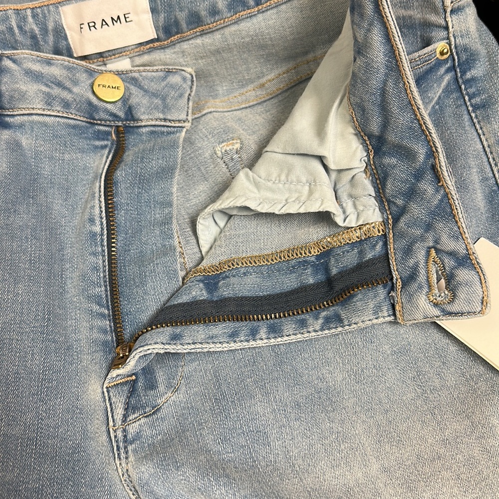🔥🔥🔥NEW Frame Le One Mid-rise Skinny Jeans - Picture 8 of 9